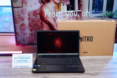 Acer Nitro V 15 i5-13420H Ram16 RTX2050(4GB) SSD512GB จอ15.6นิ้ว FHD 144Hz เกมมิ่งรุ่นใหม่ ดีไซน์ฝาหลังสุดเท่ มีประกันศูนย์2027 เครื่องพร้อมใช้งาน ราคาสุดคุ้มเพียง 17,990.-