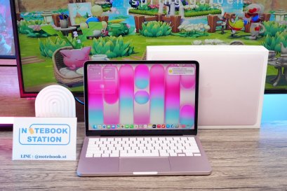 APPLE MacBook Neo (Blush) chip A18 Pro Ram8 SSD512 จอ13นิ้ว Liquid Retina รอบชาร์จเพียง 2 ครั้ง เครื่องสวยอุปกรณ์แท้ครบกล่องประกันศูนย์ รีเซ็ตพร้อมใช้งานในราคาสุดคุ้มเพียง 23,900.-