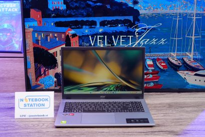 Acer Aspire 3 Ryzen7-5700U Ram16 512GB M.2 จอ15.6 FHD IPS สเปคสูงทำงานเก่ง ดีไซน์เรียบสวย บางเบา  เครื่องพร้อมใช้งานเพียง 11,900.-