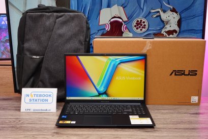 Asus Vivobook 15 i5-13420H Ram16 SSD512 จอ15.6นิ้ว FHD IPS สเปคสูงทำงานเก่ง จอใหญ่มีแป้นตัวเลขแยก ดีไซน์เรียบหรูเบาบาง เครื่องมีประกันศูนย์ ราคาสุดคุ้มเพียง 13,590.-