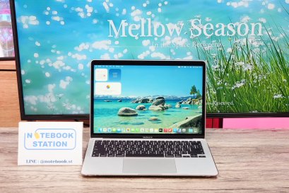 APPLE Macbook Air 13 (2020) M1 Ram8 SSD256 จอ13.3นิ้ว ความชัดระดับ2k รอบชาร์จ 64 ครั้ง สุขภาพแบตปกติ รีเซ็ตพร้อมใช้งานราคาเพียง 13,990.-เท่านั้น