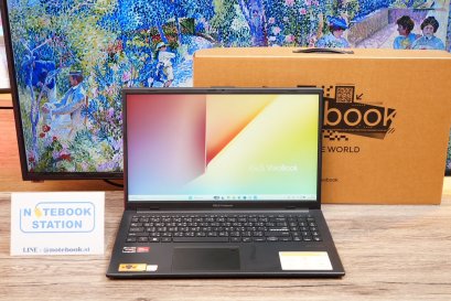 Asus Vivobook Go 15 Ryzen5-7520U Ram16 SSD512 จอ15.6 FHD IPS สเปคดีทำงานเก่ง ดีไซน์บางเบา พกพาสะดวก เครื่องพร้อมใช้งานเพียง 9,999 .-