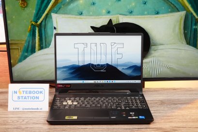 Asus TUF Gaming F15 i5-11400H RTX-3050Ti(4GB) Ram8 SSD512 จอ15.6 144Hz สเปคจัดเต็ม คีย์บอร์ดไฟRGB เครื่องสวยพร้อมใช้งาน ราคาสุดคุ้มเพียง 16,500.-เท่านั้น