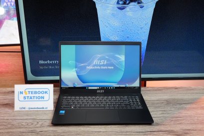 MSI Modern 15 i3-1115G4 Ram8 SSD512 จอ15.6 FHD สเปคทำงาน เครื่องบางเบาเหมาะกับการพกพา คีย์บอร์ดมีไฟ ขายเพียง 8,490.-