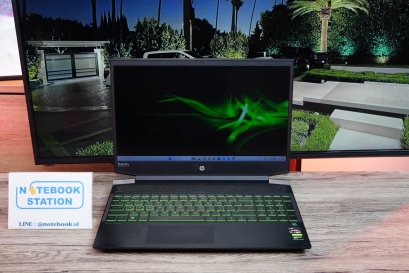Hp Pavilion Gaming 15 Ryzen5-3550H Ram24 GTX1650(4GB) จอ15.6 FHD IPS 144Hz สเปคเกมมิ่ง คีย์บอร์ดไฟเขียว เครื่องสภาพสวย พร้อมใช้งานเพียง 11,999.-