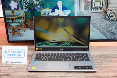 Acer Aspire 3 i3-1215U Ram8 SSD512 จอ15.6 FHD สเปคดี ใช้งานทั่วไป ดีไซน์บางเบา ขายเพียง 9,990.-เท่านั้น