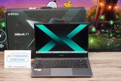 Infinix INBOOK X1 i5-1035G1 ram8 ssd512 จอ14 FHD IPS คีย์บอร์ดไฟ สเปคดี ทำงานเก่ง อุปกรณ์ครบกล่อง ขายเพียง 7,990.- เครื่องพร้อมใช้งาน