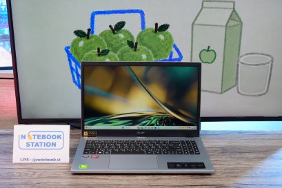 Acer Aspire 3 Ryzen5-7520U Ram16 512GB M.2 จอ15.6นิ้ว FHD IPS สเปคดีทำงานเก่ง ดีไซน์สวยบางเบา ดูทันสมัย เครื่องพร้อมใช้งานเพียง 11,990.-