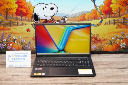 Asus Vivobook Go 15 Ryzen5-7520U Ram16 SSD512 จอ15.6 FHD IPS สเปคดีทำงานเก่ง ดีไซน์บางเบา พกพาสะดวก เครื่องพร้อมใช้งานเพียง 11,990 .- มีประกันศูนย์