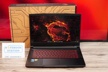 MSI GF63 THIN i5-12450H RTX4050(6GB) Ram16 SSD512GB จอ15.6 FHD 144Hz เกมมิ่งสเปคสูง คีย์บอร์ดไฟสีแดง เครื่องสวย น้ำหนักเบาไม่ถึง2kg ขายในราคาสุดคุ้มเพียง 23,990.-