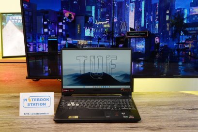 Asus TUF Gaming A15 Ryzen7-4800H RTX3050(4GB) Ram16 SSD512GB จอ15.6 FHD 144Hz สเปคเกมมิ่ง คีย์บอร์ดไฟRGB ดีไซน์สวยเท่ เครื่องพร้อมใช้งานในราคาสุดคุ้มเพียง 16,990.-