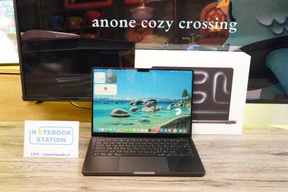APPLE MacBook Pro 14 (2026) M5 RAM16GB SSD512GB จอ14.2 Liquid Retina XDR เครื่องสวย Cycle count 3 ครั้ง ครบกล่องพร้อมประกันศูนย์ ราคา 49,990.- เท่านั้น
