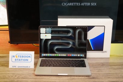 APPLE MacBook Pro 14 (2021) M1PRO RAM16GB SSD512GB จอ14.2 Liquid Retina XDR เครื่องสวย Cycle count เพียง 791 ครั้ง สุขภาพแบต82% ครบกล่อง ราคา 29,990.- เท่านั้น