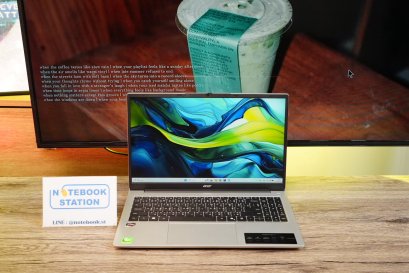 Acer Aspire Lite 15 Ryzen7-7730U Ram16 512GB M.2 15.6นิ้ว FHD IPS สเปคทำงานรุ่นใหม่ ทำงานเก่งแบตเก็บไฟนาน ดีไซน์เครื่องสวยบาง มีประกันศูนย์2027 ขายเพียง 13,800.-