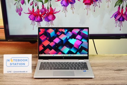 HP EliteBook x360 ทัชกรีนหมุนจอ360องศา i7-1185G7 Ram16 SSD512 จอ13.3นิ้ว FHD เครื่องพร้อมใช้งานเพียง 12,890.- เท่านั้น