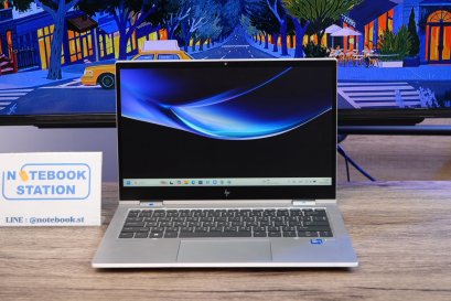 HP EliteBook x360 ทัชกรีนหมุนจอ360องศา i7-1185G7 Ram16 SSD512 จอ13.3นิ้ว FHD เครื่องพร้อมใช้งานเพียง 12,890.- เท่านั้น