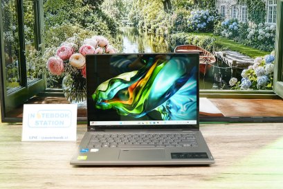 Acer Aspire 5 Spin 14 2IN1 i5-1335U Ram16 SSD512GB จอ14นิ้ว FHD+ สเปคทำงานรุ่นใหม่ ทัชสกรีนหมุนจอมีปากกา ขนาดพกพาสะดวก เครื่องพร้อมใช้งานราคาสุดคุ้มเพียง 19,990.-