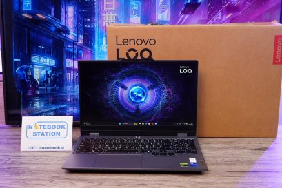 Lenovo LOQ i7-13650HX RTX4050(6GB) RAM16 SSD512 จอ15.6 FHD 144Hz เกมมิ่งรุ่นใหม่ คีย์บอร์ดRGB4โซน ดีไซน์เรียบสวยดูทันสมัย มีประกันศูนย์ ราคาสุดคุ้มเพียง 30,990 .-