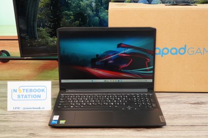 Lenovo IdeaPad Gaming 3 i5-11320H RAM24 RTX-3050(4GB) SSD512 จอ15.6 FHD 120Hz สเปคเกมมิ่ง คีย์บอร์ดไฟสีขาว ดีไซน์หลังเรียบสวย เครื่องพร้อมใช้งาน เพียง 18,390.-