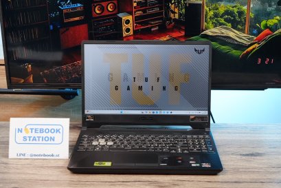 Asus TUF Gaming A15 AMD Ryzen9-4900H RTX-2060(6GB) Ram16 1TB M.2 จอ15.6นิ้ว FHD IPS 144Hz เกมมิ่งสเปคสูง คีย์บอร์ดไฟแบบRGB เครื่องพร้อมใช้งาน ขายถูกเพียง 16,990.-เท่านั้น