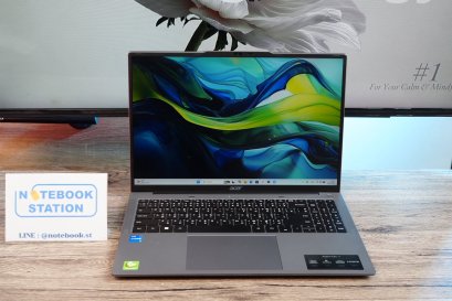 Acer Aspire Lite 16 i5-1235U Ram16 SSD512 จอ16นิ้ว WUXGA FHD+ IPS จอใหญ่ภาพสวย สเปคดีทำงานเก่ง ราคาเพียง 13,900.-