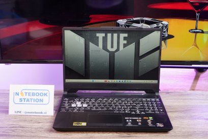 Asus TUF Gaming A15 Ryzen5-7535HS Ram16 RTX-2050(4GB) 512GB M.2 จอ15.6นิ้ว FHD 144Hz สเปคเกมมิ่ง คีย์บอร์ดไฟแบบRGB ดีไซน์สุดเท่ เครื่องพร้อมใช้งานในราคาสุดคุ้มเพียง 17,890.-
