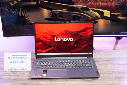 Lenovo IdeaPad Slim 3 รุ่นใหม่ Ryzen5-5625U Ram16 512GB m.2 จอ15.6นิ้ว FHD IPS สเปคดีทำงานเก่ง เครื่องสวยบางเบา มีประกันศูนย์2027 ขายเพียง 10,990.-เท่านั้น