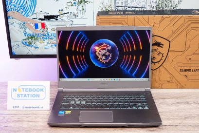 MSI THIN 15 i5-12450H RTX2050(4GB) Ram16 SSD512GB ขนาดจอ 15.6นิ้ว FHD IPS 144Hz สเปคเกมมิ่ง คีย์บอร์ดไฟสีฟ้า  ตัวเครื่องน้ำหนักเบา  พร้อมใช้งานเพียง 16,990.-