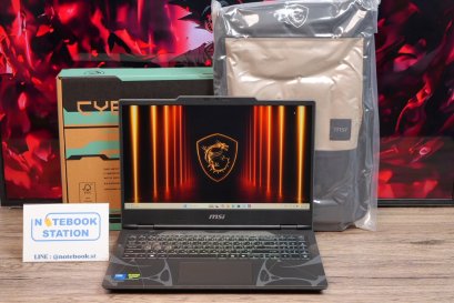 (สินค้าเครื่องโชว์ อุปกรณ์แท้ครบกล่อง)MSI Cyborg 15 IntelCore7-240H RTX5060(8GB) Ram16 SSD512 จอ15.6 FHD 144Hz สเปคสูง เครื่องสวย ครบกล่องพร้อมประกันศูนย์2027 ขายเพียง 38,990.- (MS Office 2024แท้)