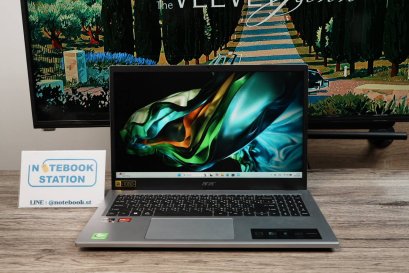 Acer Aspire 3 Ryzen3-7320U Ram16 512GB M.2 จอ15.6นิ้ว FHD IPS สเปคทำงาน ดีไซน์เครื่องสวยบางเบา เครื่องพร้อมใช้งานขายเพียง 11,990.-เท่านั้น