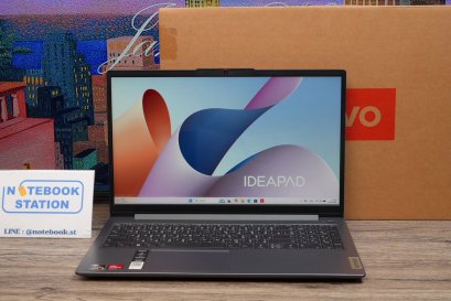 Lenovo IdeaPad Slim 3 Ryzen5-7430U Ram8 SSD512 จอ15.6 FHD IPS สเปคดีทำงานเก่ง หน้าจอใหญ่ภาพสวย มีแป้นตัวเลขแยก ดีไซน์บางเบา อุปกรณ์ครบกล่อง ขายเพียง 12,990.-