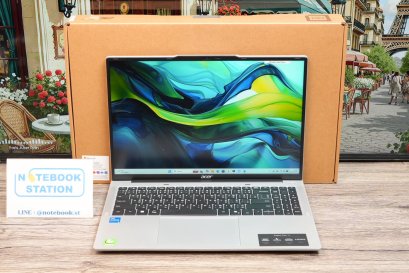 Acer Aspire Lite 16 i5-1334U Ram16 SSD512GB จอใหญ่16นิ้ว FHD+ สเปคทำงานรุ่นใหม่ ดีไซน์สวยบาง เครื่องมีประกันศูนย์2027 ราคาสุดคุ้มเพียง 13,990.-