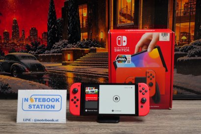 เครื่องเกมคอนโซล Nintendo (Mario Red Edition) รุ่น Nintendo Switch OLED อุปกรณ์ครบกล่อง ขายเพียง 7,999.- เครื่องพร้อมใช้งาน