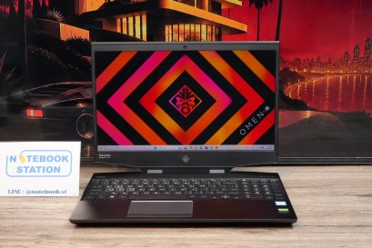 HP Omen 15 i7-9750H RTX2070(8GB) Ram24 SSD512GB จอ15.6 FHD 144Hz เกมมิ่งสเปคแรง เครื่องพร้อมใช้งาน ขายเพียง 12,900.-