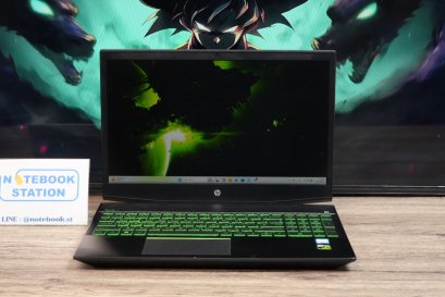 Hp Pavilion Gaming 15 i5-8300H GTX1050Ti(4GB) Ram8 SSD512GB จอ15.6 FHD 60Hz มีคีย์บอร์ดไฟสีเขียว ขายเพียง 7,800 .