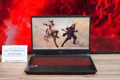MSI GF66 Katana i5-12450H RTX3050(4GB) Ram8 SSD512 จอ15.6 144Hz FHD สเปคสูงเกมมิ่ง ดีไซน์สวย เพียง 14,900.-