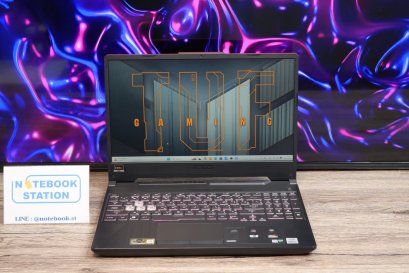 Asus TUF Gaming F15 i5-10300H RAM8 GTX1650(4GB) 512GB M.2 จอ15.6 FHD 144Hz สเปคเกมมิ่ง คีย์บอร์ดไฟRGB เครื่องพร้อมใช้งาน  ราคาสุดคุ้มเพียง 13,590.-