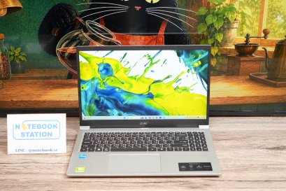 Acer Aspire Lite 15 i3-1315U Ram8 SSD512 จอ15.6นิ้ว FHD IPS สเปคทำงานรุ่นใหม่ ดีไซน์เครื่องสวยบาง ครบกล่อง ขายเพียง 10,990.- มีประกันศูนย์