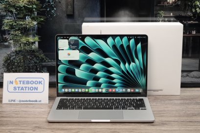 APPLE Macbook Air 13 (2025) M4 Ram16 SSD256 จอ13.6 นิ้ว ระดับ2k เครื่องสวย Cycle count 15 ครั้ง อุปกรณ์แท้ครบกล่อง ขายเพียง 32,990.-เท่านั้น