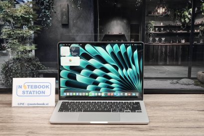 APPLE Macbook Air 13 (2025) M4 Ram16 SSD256 จอ13.6 นิ้ว ระดับ2k เครื่องสวย Cycle count 15 ครั้ง อุปกรณ์แท้ครบกล่อง ขายเพียง 32,990.-เท่านั้น