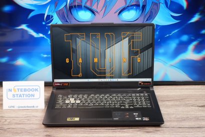 Asus TUF Gaming A17 Ryzen7-4800H RTX3050(4GB) Ram8GB SSD512GB จอ17.3 FHD IPS 144Hz สเปคแรง จอใหญ่ภาพสวยคมชัด เครื่องพร้อมใช้งาน ขายเพียง 18,900.-