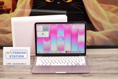 APPLE MacBook Neo (Blush) chip A18 Pro Ram8 SSD256GB จอ13นิ้ว Liquid Retina รอบชาร์จเพียง 11 ครั้ง เครื่องสวยอุปกรณ์แท้ครบกล่องประกันศูนย์ รีเซ็ตพร้อมใช้งานในราคาสุดคุ้มเพียง 20,990.-