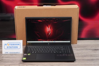 Acer Nitro V15 Ryzen5-6600H RAM32 RTX3050(6GB) SSD512 15.6นิ้ว FHD 165Hz เกมมิ่งรุ่นใหม่ สเปคสูง มีประกันศูนย์ยาว2028 เครื่องพร้อมใช้งานขายเพียง 21,990.-