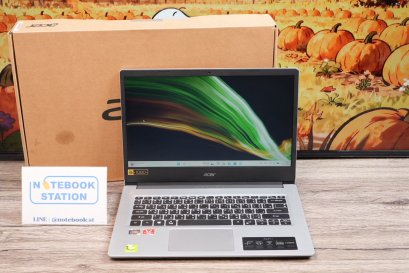 Acer Aspire 3 Ryzen5-3500U Ram8 SSD512GB จอ 14นิ้ว FHD สเปคทำงานทั่วไป เบาบางพกพาสะดวก อุปกรณ์ครบกล่องเครื่องพร้อมใช้งานเพียง 8,900.-เท่านั้น