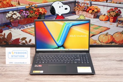 Asus Vivobook Go 15 Ryzen5-7520U Ram16 SSD512 จอ15.6 FHD IPS สเปคดีทำงานเก่ง ดีไซน์บางเบา พกพาสะดวก เครื่องพร้อมใช้งานเพียง 13,490 .- มีประกันศูนย์2028