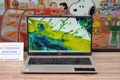 Acer Aspire Lite 15 Ryzen7-7730U Ram16 512GB M.2 15.6นิ้ว FHD IPS สเปคทำงานรุ่นใหม่ ทำงานเก่งแบตเก็บไฟนาน ดีไซน์เครื่องสวยบาง มีประกันศูนย์2027 ขายเพียง 14,990.-