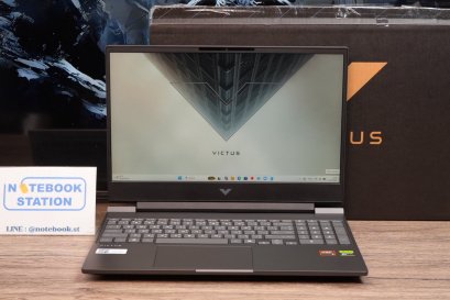 HP Victus 15 RyzenAI5-340 RTX5050(8GB) Ram16 SSD512GB 15.6 FHD 144Hz เกมมิ่งRyzenAIสเปคสูง คีย์บอร์ดไฟสีขาว ดีไซน์สวยเรียบหรู ดูทันสมัย ครบกล่องมีประกันศูนย์ ราคาเพียง 29,990.-