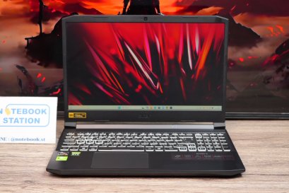 Acer Nitro 5 Ryzen7-5800H RTX3060(6GB) Ram16 SSD512 จอ15.6 QHD 165Hz จอภาพสวย สเปคสูงจัดเต็ม ดีไซน์เครื่องสุดเท่ คีย์บอร์ดไฟRGB4โซน เครื่องพร้อมใช้งานเพียง 22,990.-