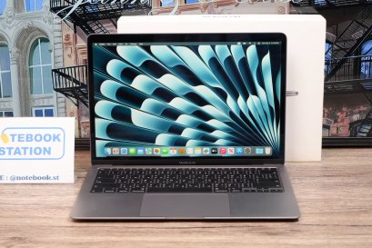 APPLE Macbook Air 13 (2020) Core i3 Ram8 SSD256 จอ13.3 นิ้ว Cycle count 411 ครั้ง สเปคทำงานทั่วไป น้ำหนักเบาพกพาสะดวก รีเซ็ตคืนค่าให้พร้อมใช้งาน ขายถูกในราคาเพียง 8,999.-เท่านั้น