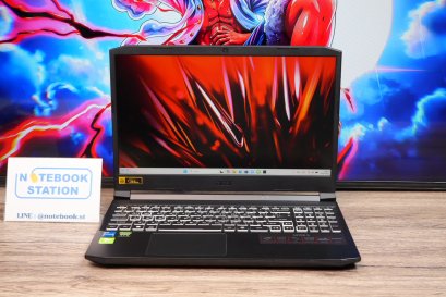 Acer Nitro 5 i5-11400H RTX3050(4GB) Ram8 SSD512GB จอ15.6 FHD 144Hz สเปคเกมมิ่ง คีย์บอร์ดไฟRGBแบบ4โซน เครื่องพร้อมใช้งานราคาสุดคุ้มเพียง 16,990.-